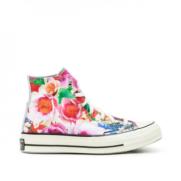 Converse Multicolor Floral Chuck 70 High Men's Shoes Size 9 - Picture 2 of 4